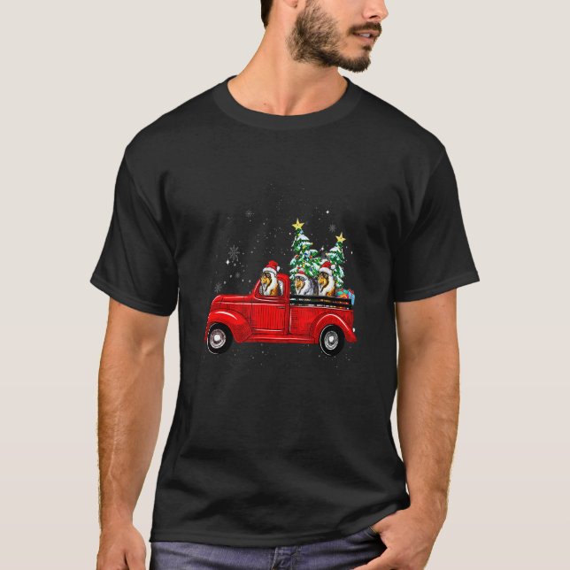 Camiseta Árbol de Navidad de Camión de Navidad Ruido de Per (Anverso)