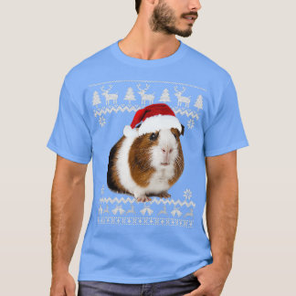Camiseta Árbol de Navidad de cerdo de Guinea Enciende Santa