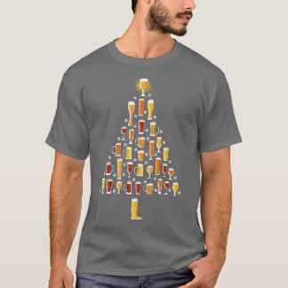 Camiseta Árbol de Navidad de Cerveza