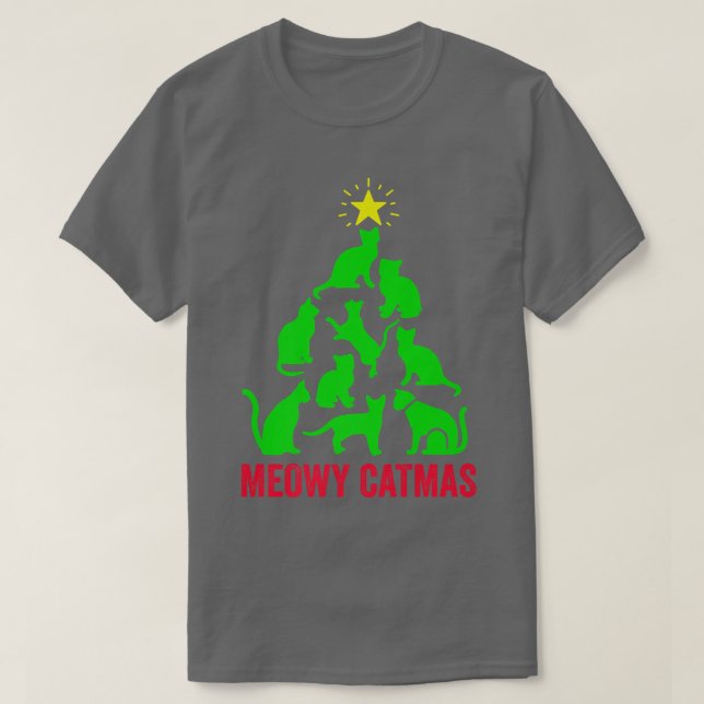 Camiseta Árbol de navidad de Feliz Navidad (Diseño del anverso)