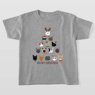 Camiseta Árbol de Navidad de gato