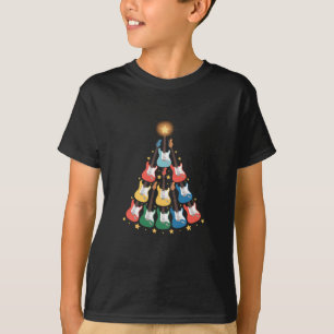Camiseta Árbol de Navidad de Instrumentos de Música Eléctri