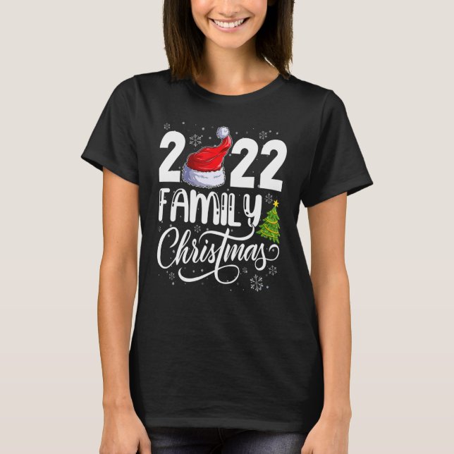 Camiseta Árbol de navidad de la familia 2022 del equipo San (Anverso)