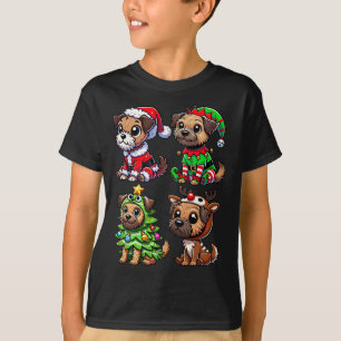 Camiseta Árbol de navidad de la frontera que hace el traje