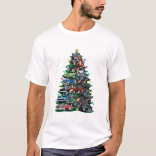 Camiseta Árbol de Navidad de la locura del automóvil