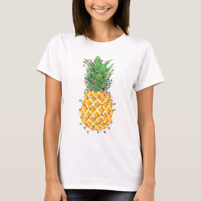 Camiseta Árbol de navidad de la piña (Anverso)