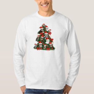 Camiseta Árbol de navidad de los búhos