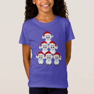 Camiseta Árbol de Navidad de ovejas ricas