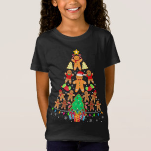 Camiseta Árbol de Navidad de pan de jengibre navidad navide