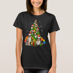 Camiseta Árbol de Navidad de Pastor Australiano Navidad Nav