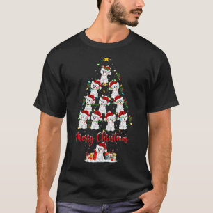 Camiseta Árbol de Navidad de perro de La Habana enciende Na