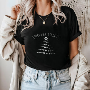 Camiseta Árbol de Navidad de Perro Paw   Navidades furtivos
