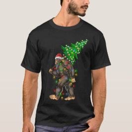 Camiseta Árbol de Navidad de pie grande enciende Navidad Sa
