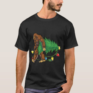 Camiseta Árbol de Navidad de pie grande enciende Navidad Sa