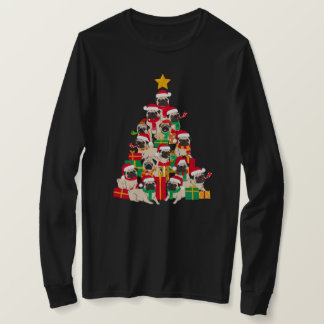 Camiseta Árbol de Navidad de Pug