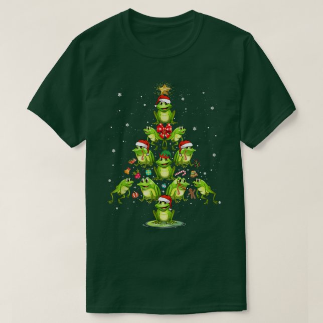 Camiseta Árbol de navidad de rata dulce de regalo de decora (Diseño del anverso)