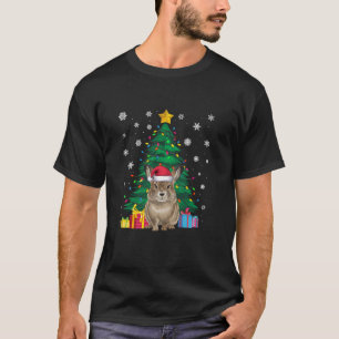 Camiseta Árbol de Navidad de sudor feo ilumina Pika Santa H
