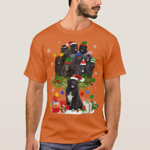 Camiseta Árbol de Navidad de Terranova enciende divertidas