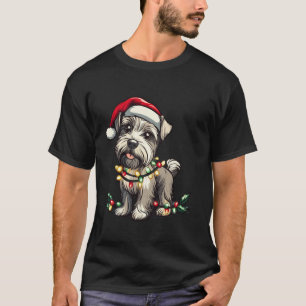 Camiseta Árbol de Navidad de Terrier Escocés enciende Navid