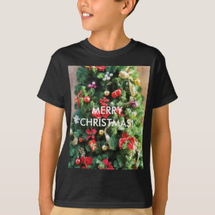 Camiseta Árbol de Navidad decorado