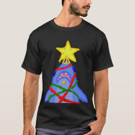 Camiseta Árbol de navidad del tiburón