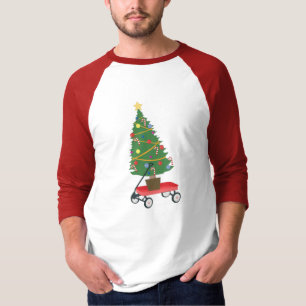 Camiseta Árbol de Navidad del vagón