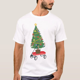 Camiseta Árbol de Navidad del vagón
