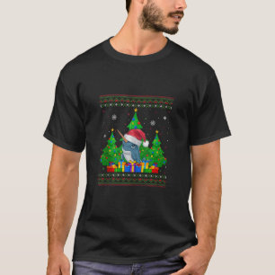 Camiseta Árbol de Navidad delicioso dulce Santa Hat Narwhal