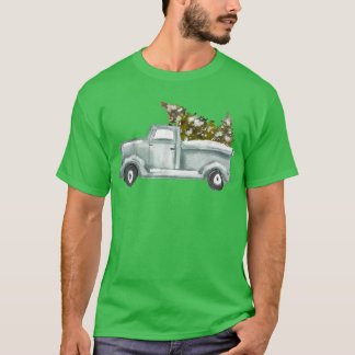 Camiseta Árbol de Navidad en camión de Navidad