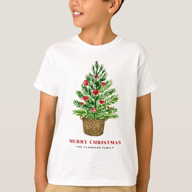 Camiseta Árbol de Navidad en Navidades de Personalizado de  (Anverso)