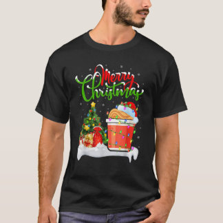 Camiseta Árbol de navidad enciende fideos de la Copa de Com