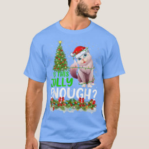 Camiseta Árbol de Navidad es un gato santaluz