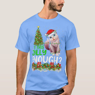 Camiseta Árbol de Navidad es un gato santaluz