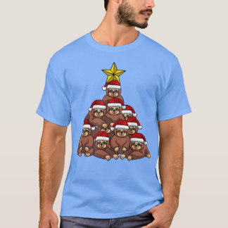 Camiseta Árbol de Navidad espumoso lindo árbol de Navidad a