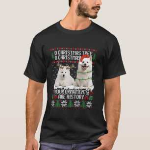 Camiseta Árbol de Navidad esquimal americano ilumina lo que