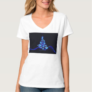 Camiseta Árbol de Navidad estilizado y brillante de Slipper