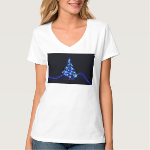 Camiseta Árbol de Navidad estilizado y brillante de Slipper