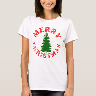 CAMISETA ÁRBOL DE NAVIDAD FELIZ