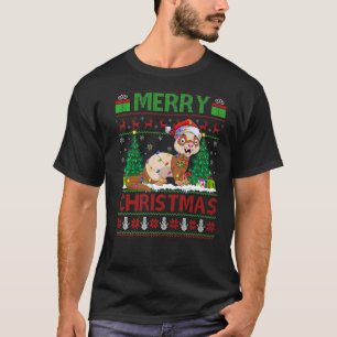 Camiseta Árbol de Navidad Ferret ilumina la fea Navidad de 