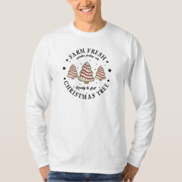Camiseta Árbol de Navidad Fresco de Granja
