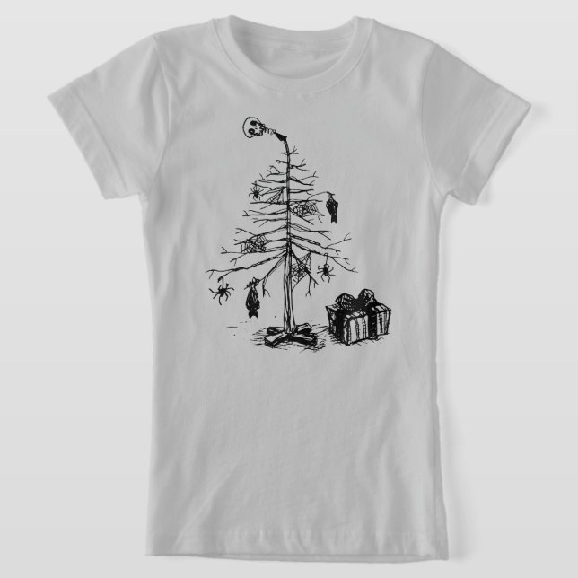 Camiseta Árbol de Navidad Gótico (Distribución)