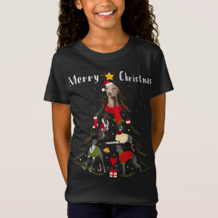 Camiseta Árbol de Navidad Greyhound italiano Lover Xmas Per