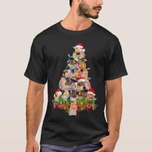 Camiseta Árbol de Navidad Hamster Lanza Chir de Nieve diver