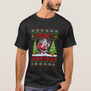 Camiseta Árbol de navidad ilumina a Navidades de tigres bla