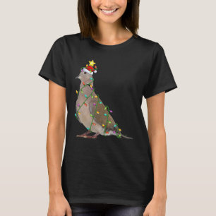 Camiseta Árbol de Navidad iluminando Santa Lucía Dove Bird