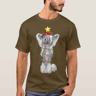 Camiseta Árbol de navidad iluminante que coincide con el ár