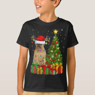 Camiseta Árbol de navidad iluminante Santa Hat Bruxelles Pe