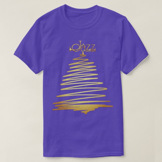 Camiseta Árbol de Navidad Jazz (Diseño del anverso)