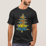 Camiseta Árbol de Navidad judío Feliz Hanukkah Chanukah<br><div class="desc">Árbol de Navidad judío Feliz Camisa Judía Hanukkah Chanukah Dreidel</div>