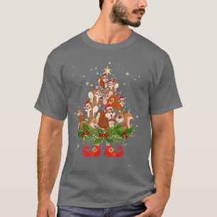 Camiseta Árbol de Navidad Kangaroos enciende Funny Santa Ha